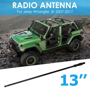 

330mm Antenna Mast 13 inch Radio Aerial Outdoor Personal Car Portable Supplies for Jeep Wrangler JK 07-17 Accessories