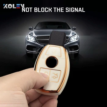TPU Car Remote Key Case Cover Shell per Mercedes Benz A C E S G Class GLA CLA GLK GLC W204 W463 W176 W251 W205 Protector Holder - TPU Car Remote Key Case Cover Shell per Mercedes Benz A C E S G