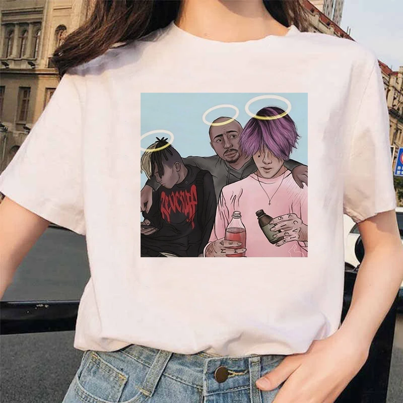90s Графический Lil футболка с глазом Harajuku Хип-хоп футболки для женщин Cry Baby Ullzang модная футболка для мальчиков Топ-безрукавка в уличном стиле для женщин - Цвет: 5606