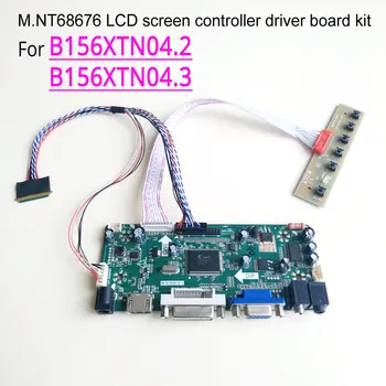 

For B156XTN04.2 B156XTN04.3 LED laptop panel M.NT68676 display controller drive card 15.6" HDMI+VGA+DVI 1366*768 40Pin LVDS kit