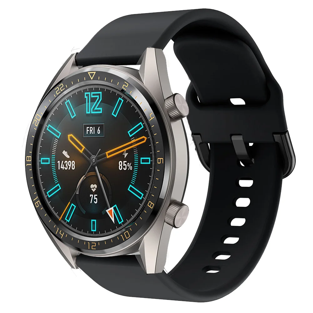 Силиконовый ремешок для часов Huawei Watch GT GT2 46 мм спортивный браслет наручных Honor Magic