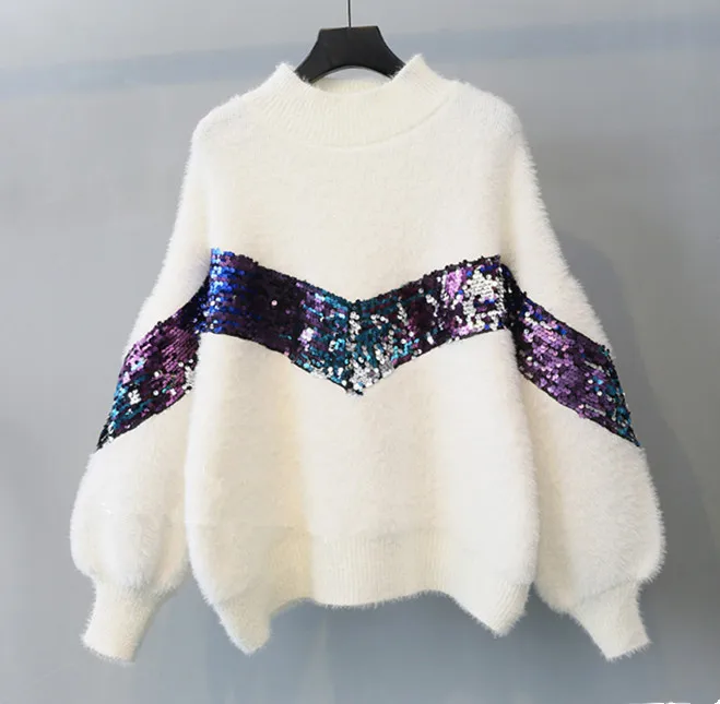 Ff4954 new autumn winter women fashion casual warm nice Sweater harajuku long sweater