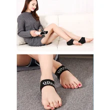 Спортивный безопасный с поддержкой лодыжки Brace эластичные носки Pad Подушка предотвращения носки амортизирующие пятки чашки колодки компрессионный носок