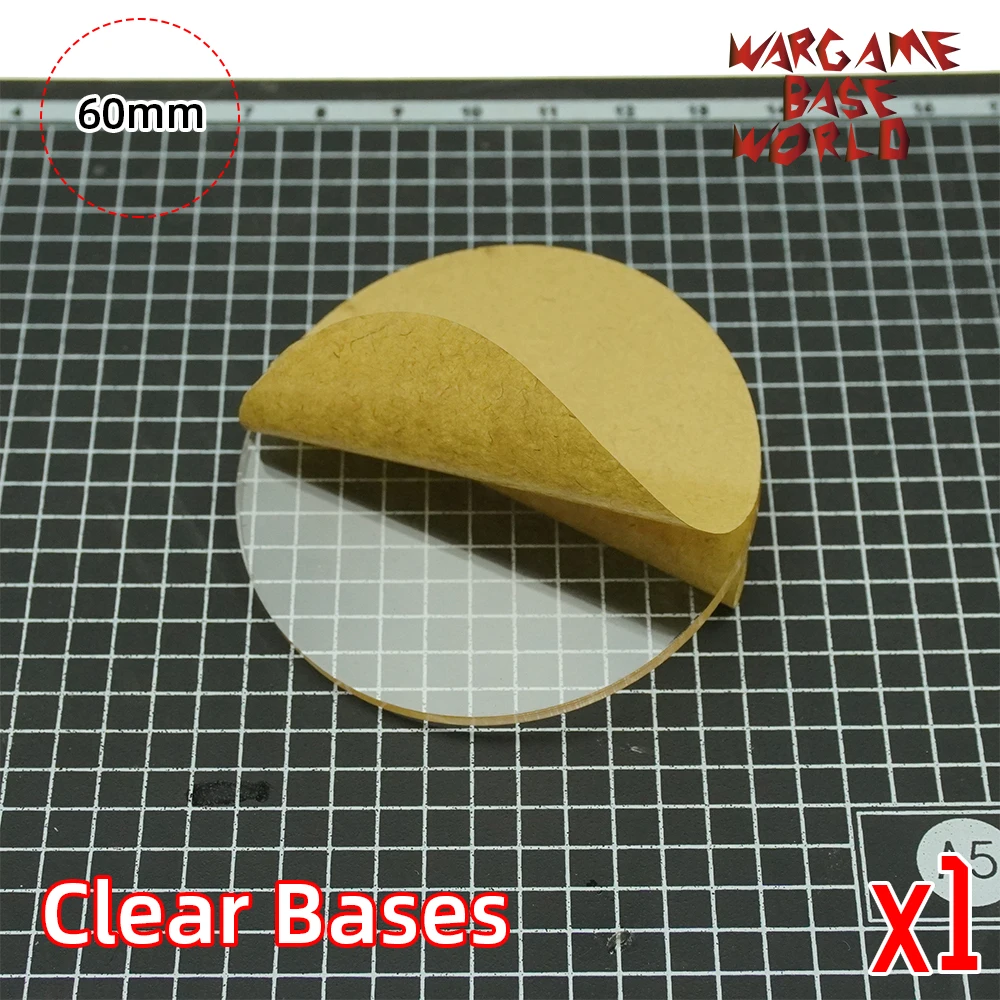 Promoción BASES transparentes para miniaturas, bases transparentes redondas de 60mm bVnqj6zMx