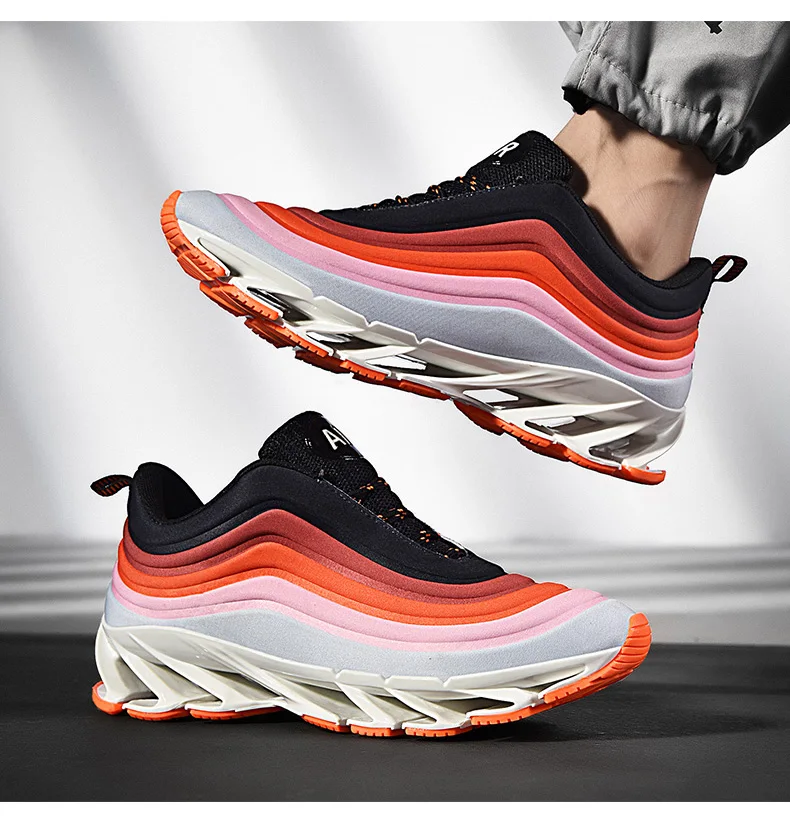 NIKEZI Размер 39-46 мужской официальный Весенний клинок Max Air 97 для бега Athleisure Sport Yeezys Досуг Прогулочные кроссовки