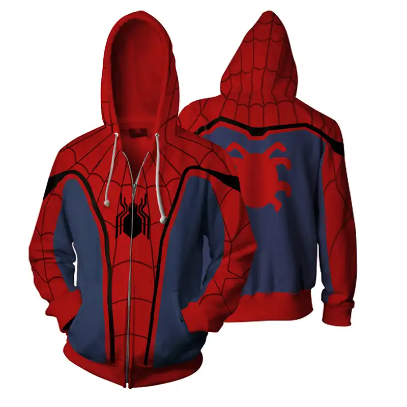 sudadera spiderman mujer