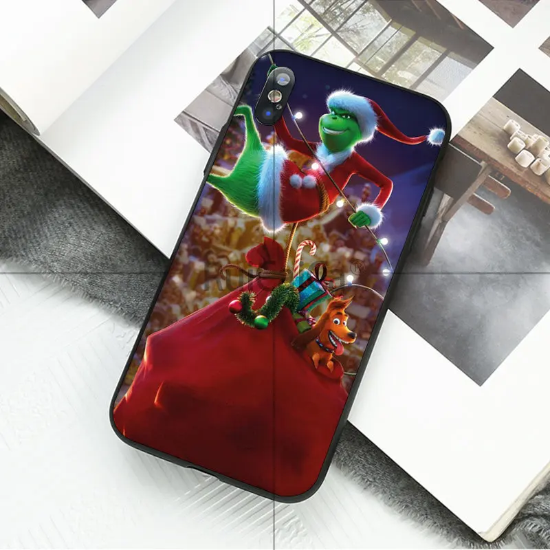 Ruicaica How the Grinch Stole Рождественский мягкий чехол для телефона для Apple iPhone 8 7 6 6S Plus X XS MAX 5 5S SE XR 11 11pro max