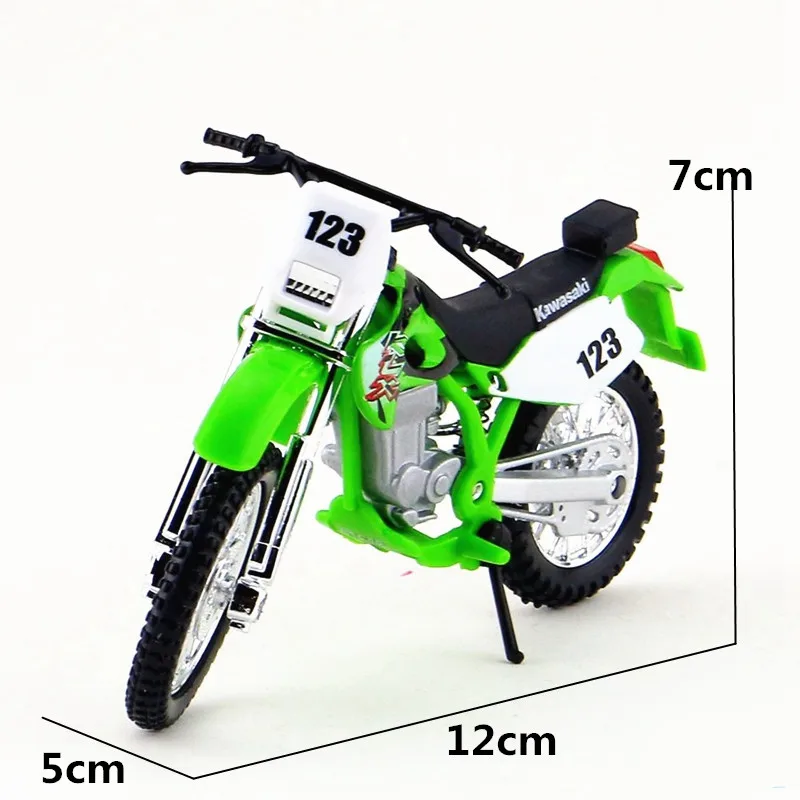 Maisto 1/18 1:18 Масштаб Kawasaki KLX 250SR Мотоциклы мотоциклы литье под давлением дисплей