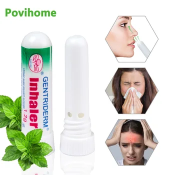 

1/2Pcs Rhinitis Mint Cream 100% Original Thailand Nasal Inhaler Refresh Runny Nose Herbal Cold Ointment Essential Oils P0084