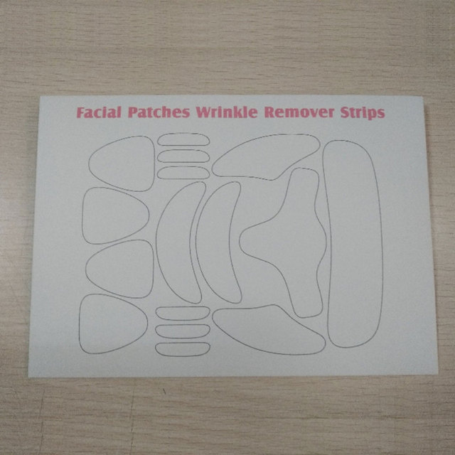 PCS/Set Reusable Silicone Anti-wrinkle Face Forehead Sticker Cheek Chin Sticker Facial Patches Wrinkle Remover Strips