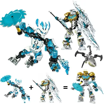 

Protector Of Ice+ KOPAKA Master of ICE Building Block Set Toys For Boy Gift Compatible All Brands BIONICLE
