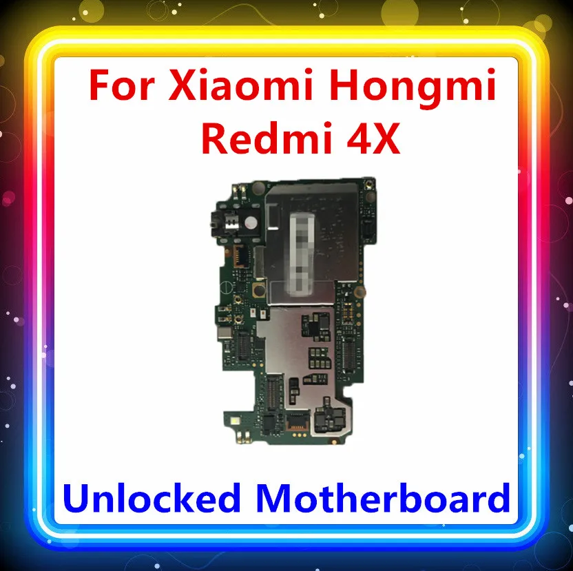 Разблокирована для Xiaomi Hongmi Redmi 4 4X материнская плата Android OS 4X материнская плата 16 ГБ 32 ГБ 64 ГБ замененная панель с чипом логическая плата