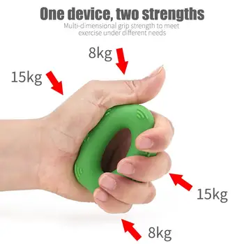 

Wall Pulley Training Equipment Gripper Finger Trainer Rehabilitation Multi Specification Multicolor Silica Gel Stretcher