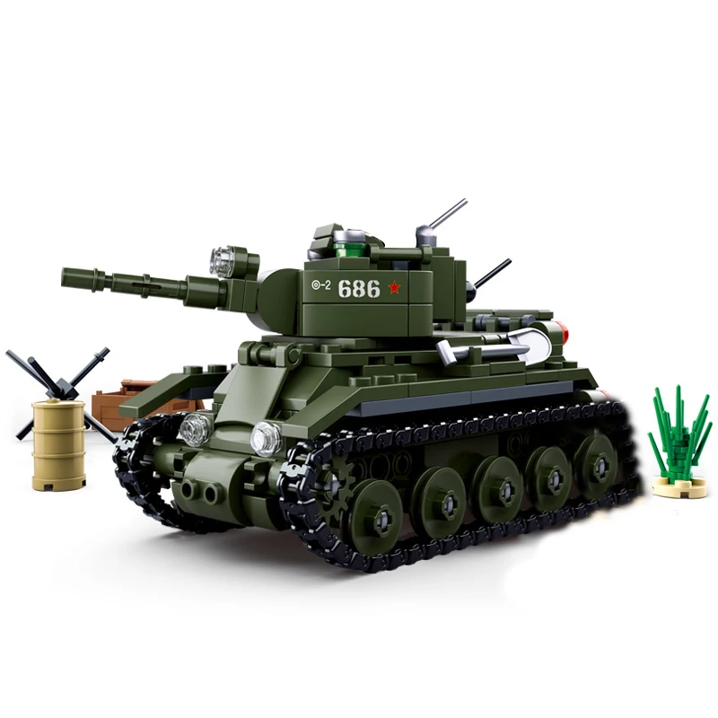 Sluban WW2 самолет, танк немецкие советские фигурки строительные блоки Второй мировой войны 2 конструктор совместимый с лего армейский бронированный наборы транспортных средств