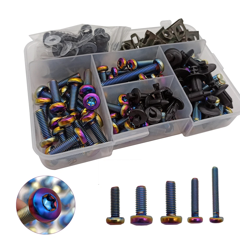 For Yamaha YZ 85 125 250F 450F 250X 250FX 450FX WR450F M5 M6 Aluminum Bolts Motorcycle Fairing Screws high quality Fastener