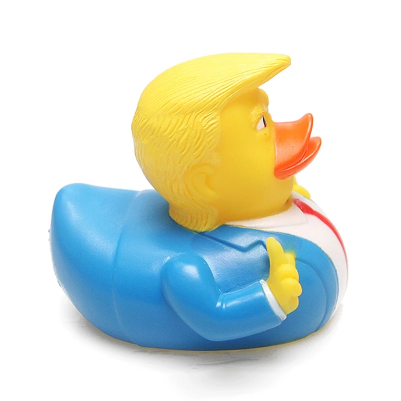 Американский президент резиновая утка детская игрушка Трамп утенок Для Ванны Игрушка душ вода плавающая вода игрушка душ утка ребенок поплавок для ванной
