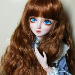 New Fashion Style 1/3 1/4 1/6 1/8 Bjd SD Wig Wavy Long Wig Hair High Temperature Wire BJD Wig Many Colors