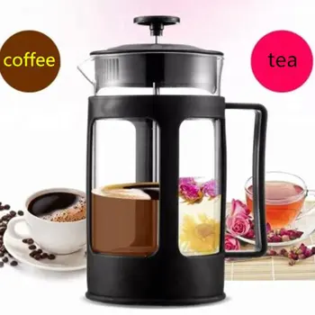 

Creative glass French press coffee pot black Coffee Tea Pot Manual Infusers Percolator Tool Tea Cup Pot Filter