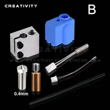Cartouche chauffante pour Artillery Sidewinder X1 Genius, buse volcanique en cuivre plaqué, bi métal, thermique, pour imprimante 3D