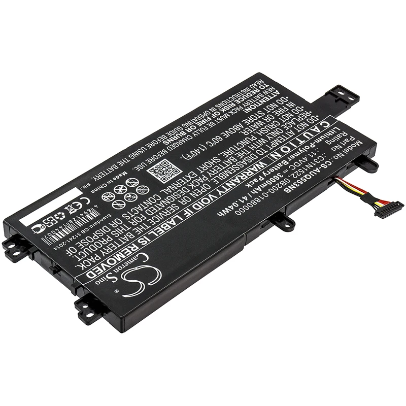 Cameron sino 3600 мАч батарея для ноутбука ASUS Q553U Q553UB-BSI7T13 ASUS 0B200-01880000 C31N1522