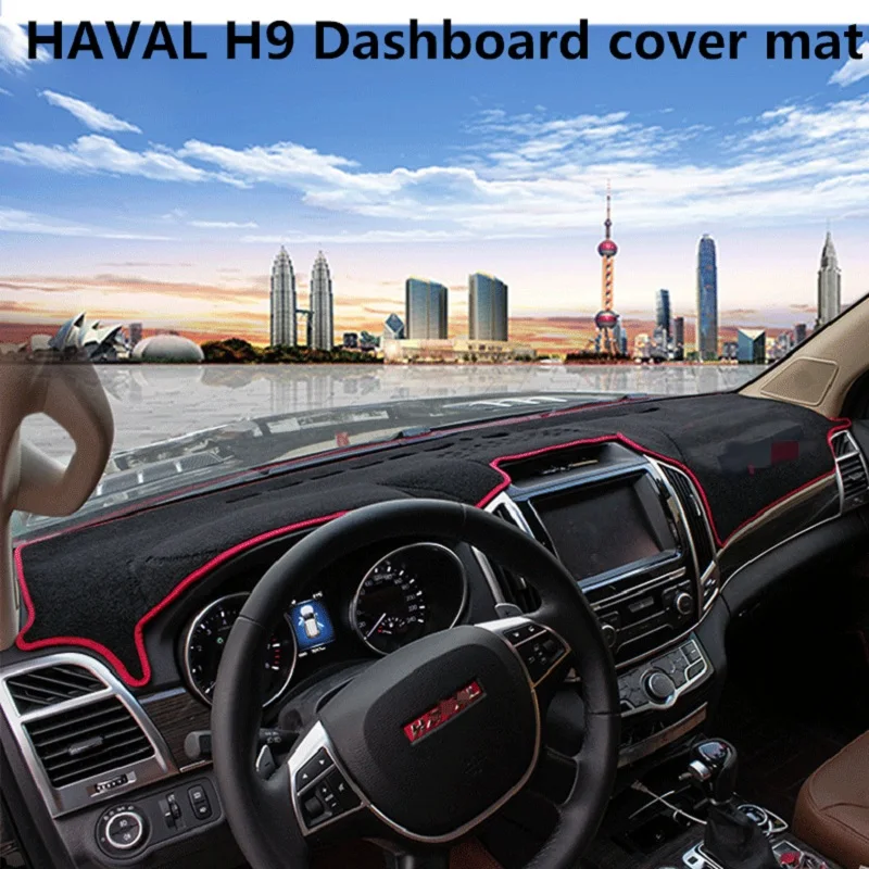 

Dashboard Cover Dash Mat Dashmat For HAVAL H9 2016-2020 Dash Board Cover Pad Sun Shade Carpet