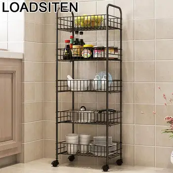 

Cuisine Rangement Mensola Bathroom Scaffale Paper Towel Holder Room Prateleira Kitchen Storage Organizer with Wheels Rack