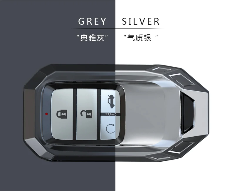 Цинковый сплав автомобильный чехол для дистанционного ключа для Honda Civic Accord Pilot CRV HR-V City Odyssey Fit Freed