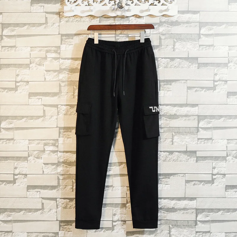 

Autumn Style Loose Leisure Pants Men Plus Fat plus Size Sports Trousers Straight Cylinder Tooling Male Pants Fat Pants