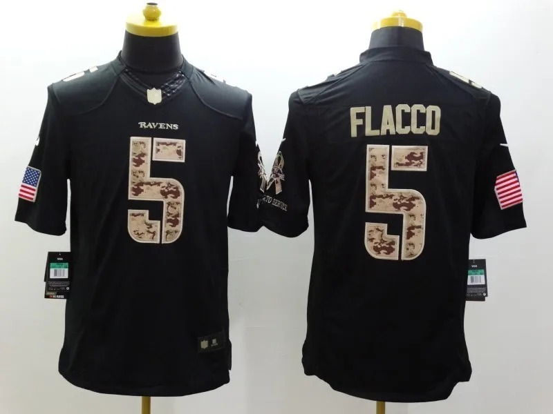 COLOR AS PHOTO SHOWN Сшитые, Baltimore Joe Flacco c. J. Mosley Elvis Dumervil Eric Weddle Kamar Aiken Green Salute Jersey - Цвет: COLOR AS PHOTO SHOWN