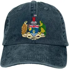 Мужская и Женская бейсбольная кепка с гербом британской индийской океанской территории, джинсовая кепка для папы, Кепка для водителя грузовика