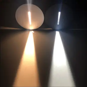 

3W Recessed Led Stair Light AC85-265V Indoor IP20 Corner Wall lights Stairs Step stairway Hallway staircase lamp free shipping