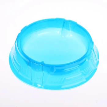 New Spinning Tops Stadium Battle Attack Top Plate Transparent Blue Combat Arena For Beylad 1
