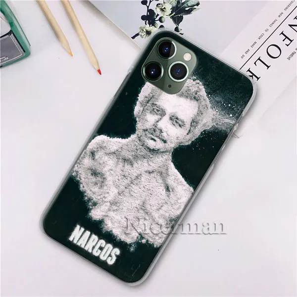 H04 Narcos ТВ серия Пабло Эскобар телефон оболочка чехол для Apple iPhone X XR XS 11 Pro Max 7 8 6 6s Plus 5 5S жесткий чехол - Цвет: H04