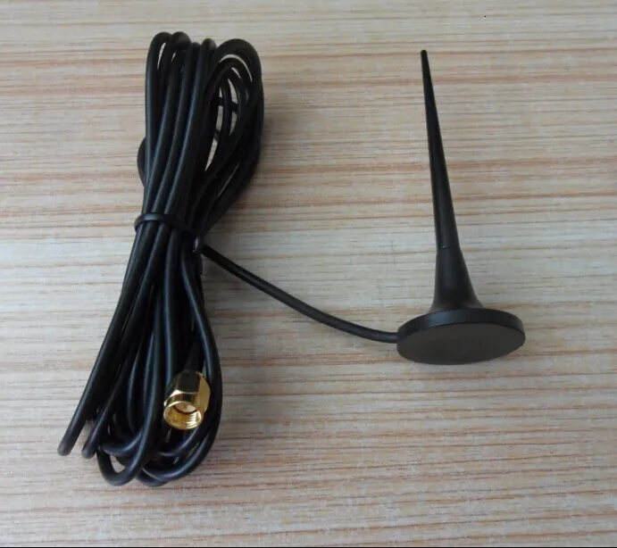 Gsm/3g/2,4g антенна Sma в пределах улитки в пределах иглы 3 метра Rg174 медный провод маленькая присоска антенна Sma общая головка