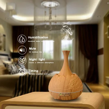 

2019 Smart Wifi Wireless Essential Oil Aromatherapy Diffuser With Alexa App Voice Control 400ml Ultrasonic Diffuser Humidifier