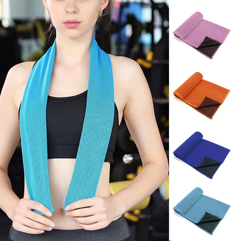 Cooling Towel for Neck Golf Cooling Towel Instant Camping Soft Breathable for Yoga Sport Running Gym 30x80cm
