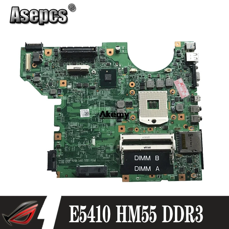 

CN-0D1VN4 0D1VN4 D1VN4 For DELL E5410 Laptop Motherboard 48.4GN04.011 HM55 DDR3 Full Tested mainboard
