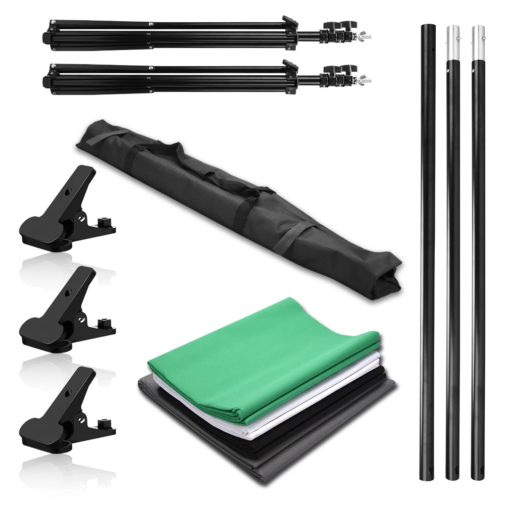 ZUOCHEN Photo Studio Background Support Stand Kit