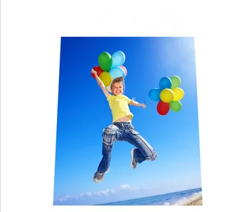 

7 inch glossy photo paper (10 sheets) P-shaped back printing