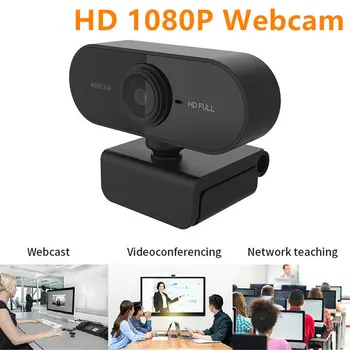 

Webcam 1080P Full HD Web Camera With Built-in Microphone USB Plug Web Cam For PC Computer Mac Laptop Desktop YouTube Skype Win10