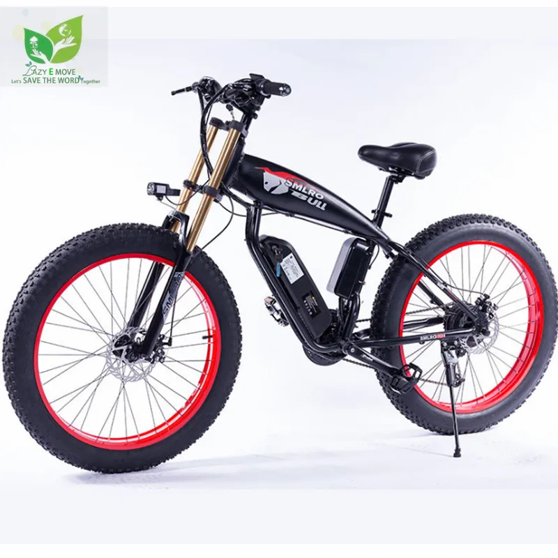Стиль электрический велосипед 26 дюймов широкая шина 4,0 алюминиевый e велосипед 350 Вт Мощный e велосипед 36 В литиевая батарея Снежный велосипед