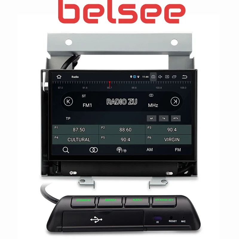 Автомагнитола Belsee DSP с восьмиядерным процессором PX5 ОЗУ 4 Гб Android 10 мультимедийный