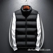 Осень новинка зимы Стиль Для Мужчин 'S одежда из хлопка Повседневное Толстый жилет Для мужчин, теплые и удобные светильник пальто без рукавов Martin
