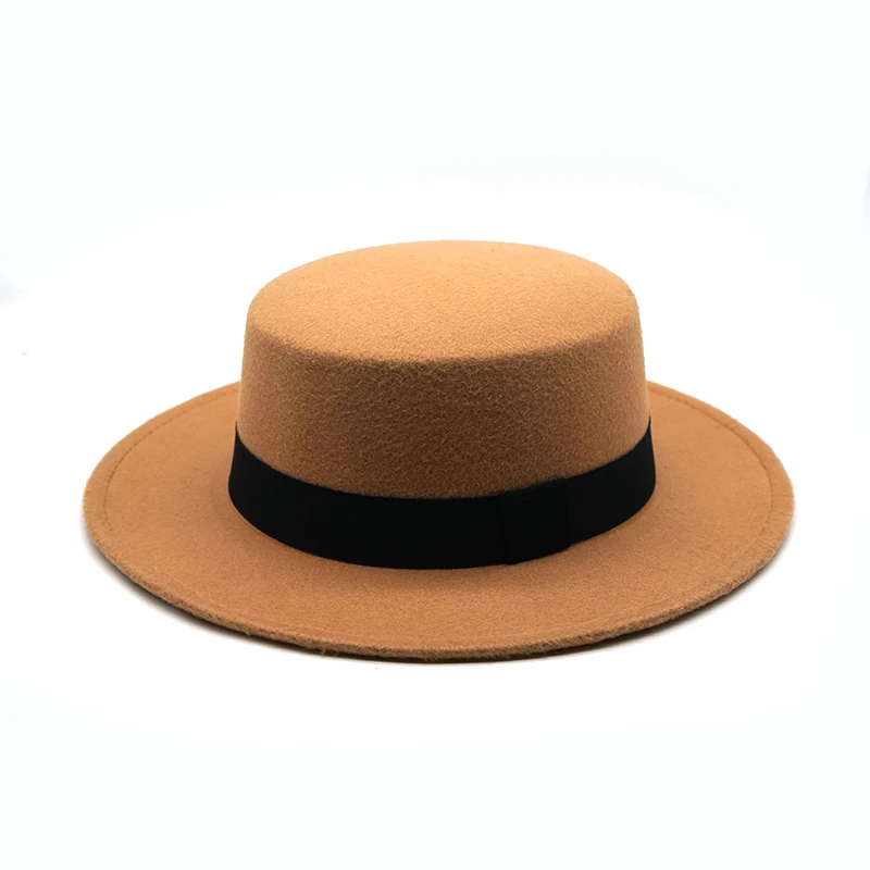 7 Осень-зима, имитация шерсти, для женщин, мужчин, дам, Fedoras, топ, джаз, шляпа, Европейский, американский стиль, круглые шапки, котелок, шапки, Feminino Gorra - Цвет: 7
