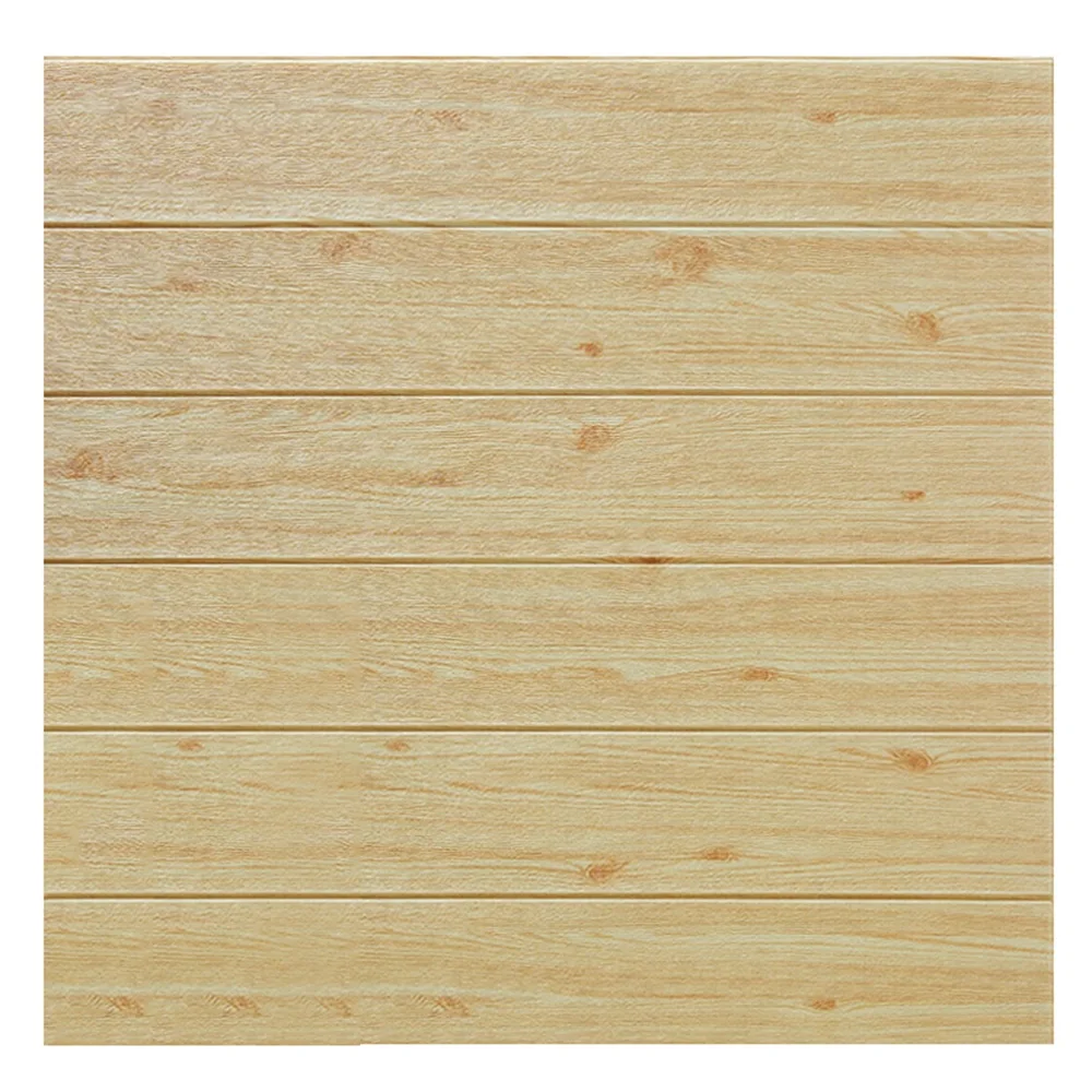 Light brown 3D деревянные обои с рисунком древесной структуры водонепроницаемые самоклеющиеся пенопластовые Обои DIY наклейки в виде кирпичной стены бумажные панели настенные наклейки в комнату домашний декор - Цвет: Light brown