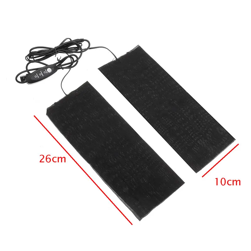 USB Knee Electric Heater Pad Winter 2018 Heating Pad Clothing Warmer Pads Adjustable Thermal Heated