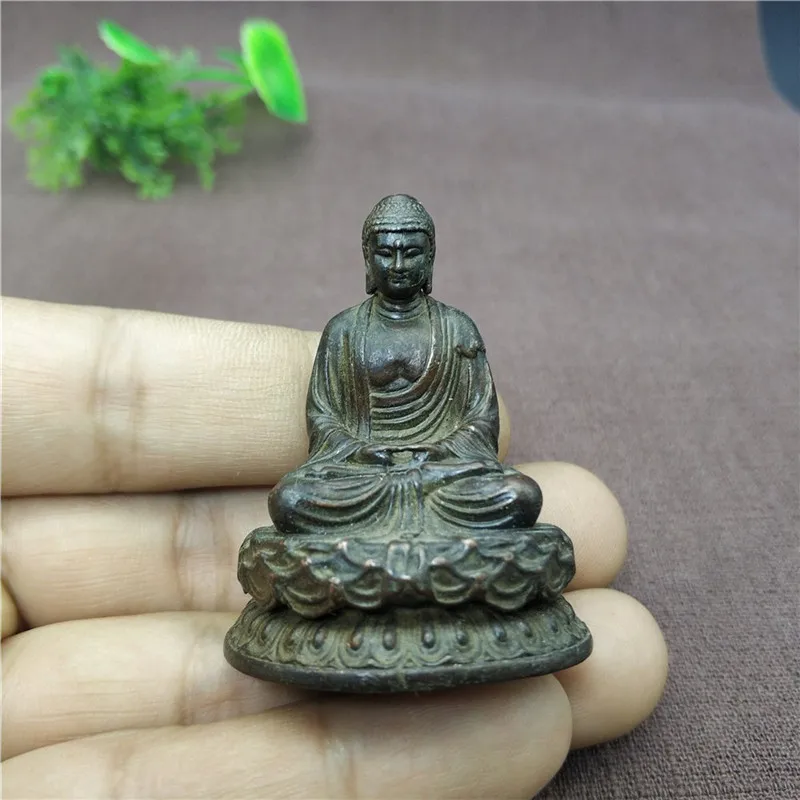 

Bronze Sakyamuni Buddha Statue Chinese Lucky Statue Auspicious Statue Exorcism Gift Home Decoration