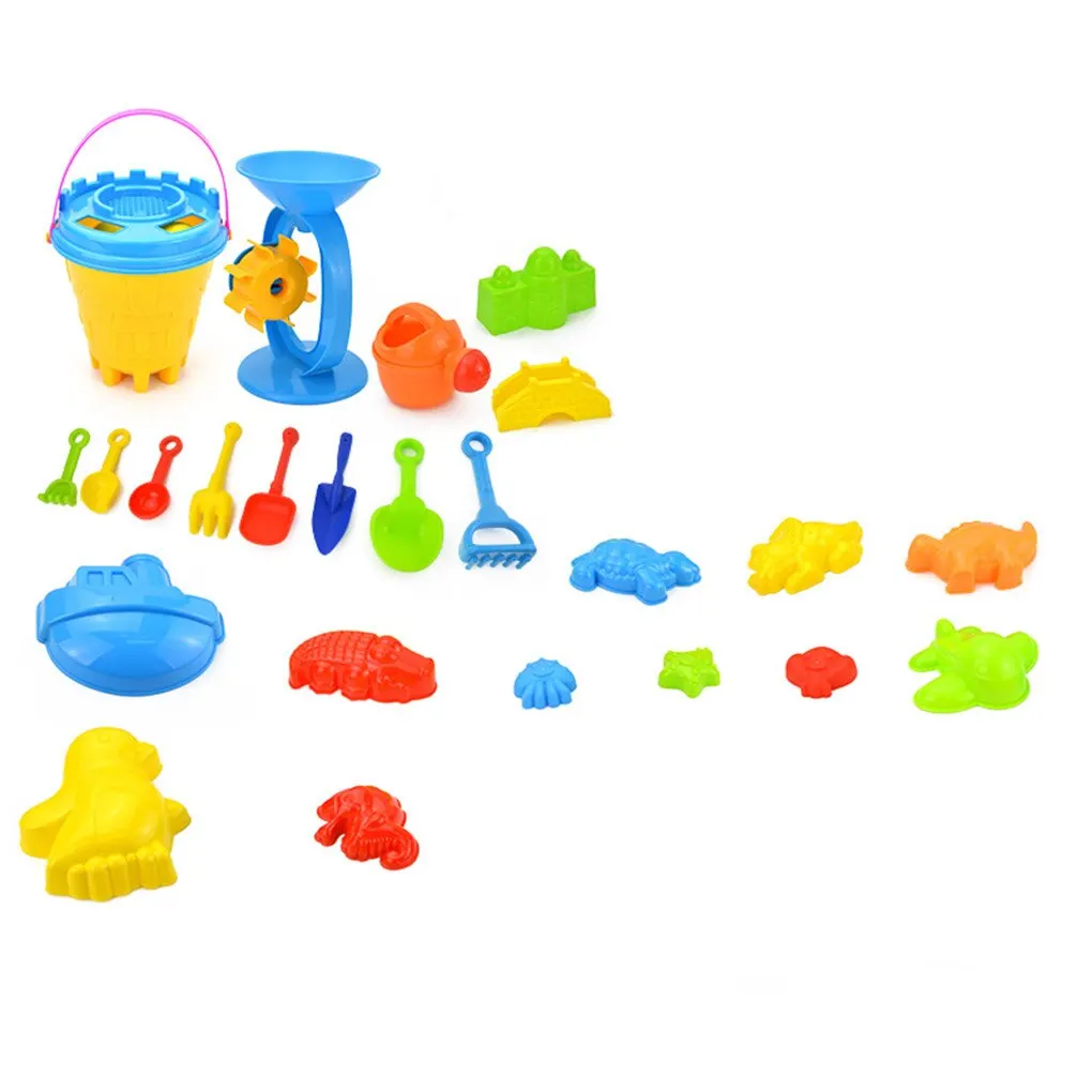 25 шт./компл. песчаный пляж игрушки Funny Пластик купальный игральные для песочницы