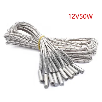 

Ceramic Heater 1m Practical Heating Tube Reprap Extruder Single Head 50W 6*20mm Stainless Steel 12V/24V Durable Hotend