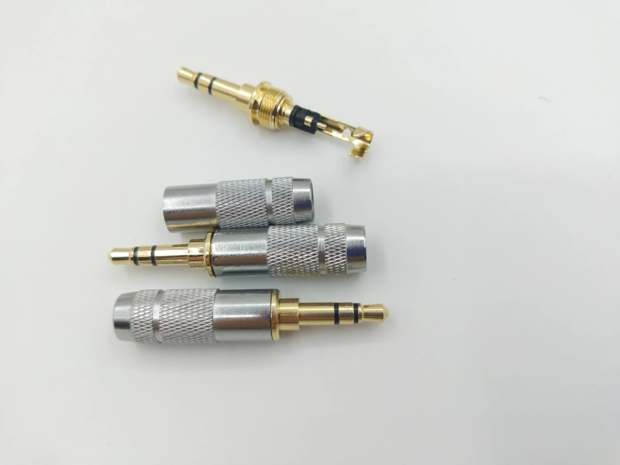 200PCS Stereo 3 5mm 3 Pole Repair Headphone Jack Plug Cable CONNECTOR New